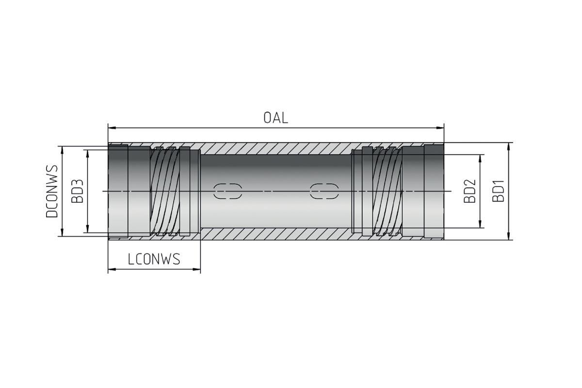 Tube extérieur Type 55