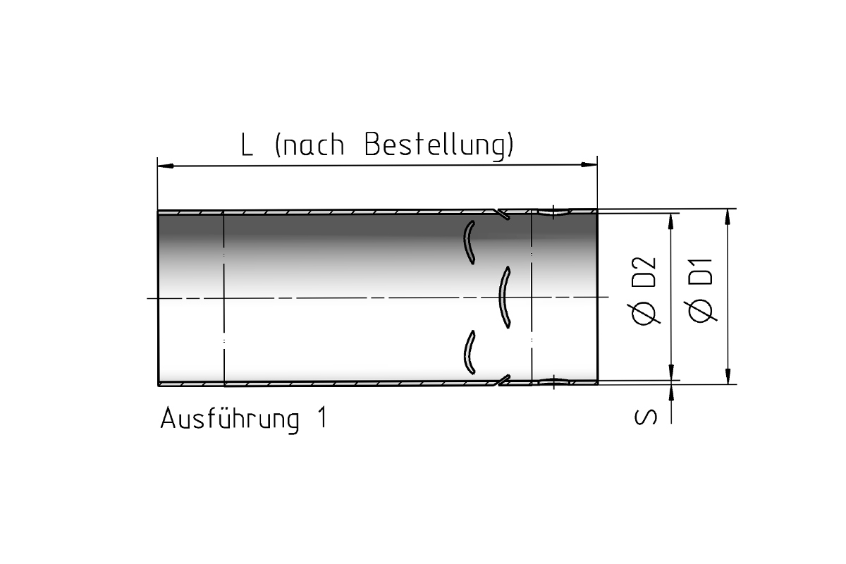 Innenrohr Typ 55